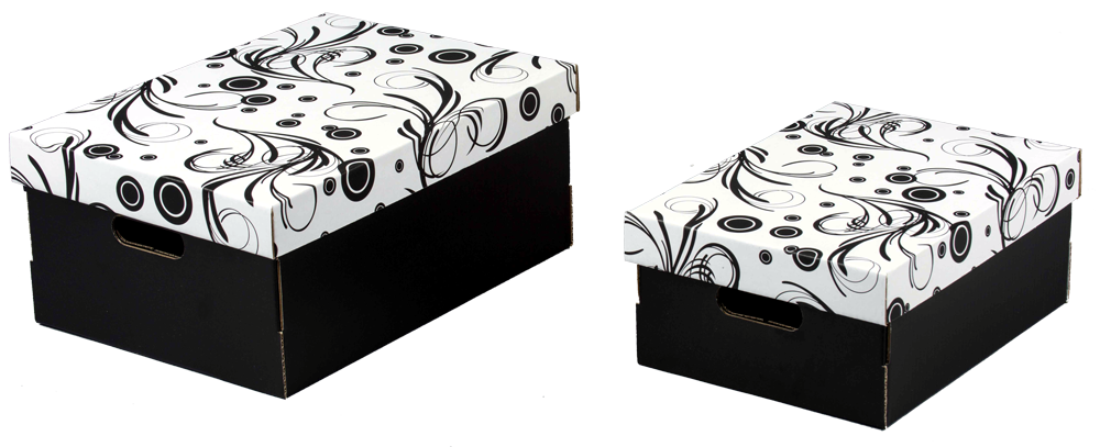ECO line TENDRI Aufbewahrungsboxen mit Deckel Größe 1+2