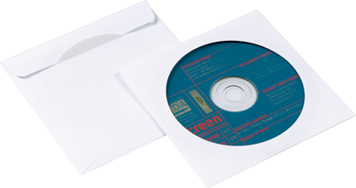 NIPS CD-DVD-Papierhülle ideal zum Schutz und zur platzsparenden Aufbewahrung von CDs und DVDs