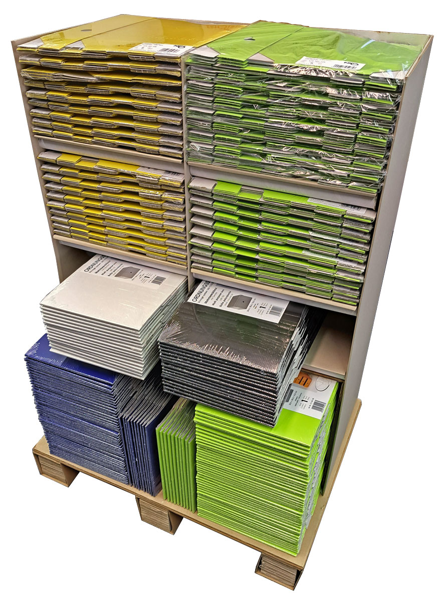 UNI-COLOUR Bodendisplay Bodendisplay UNI COLOUR Ordnungssystem