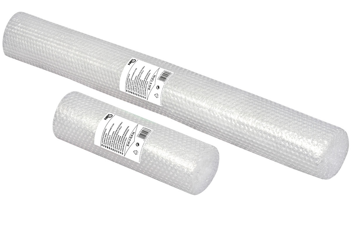 Abbildung NIPS Luftpolsterfolien-Rollen 0,4x5 m und 1x5 m